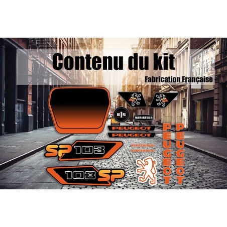 Peugeot 103 SP Noir Orange Ph3