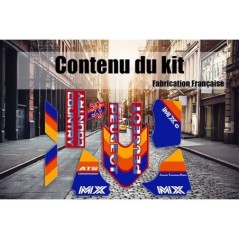 Pack Stickers Peugeot Country MXc Rouge - Mob Shop