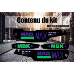 Kit Déco autocollants MBK Mag Max Noir - Mob Shop