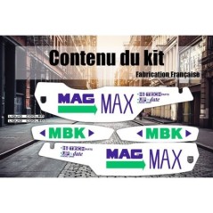 Stickers MBK Mag Max Blanc