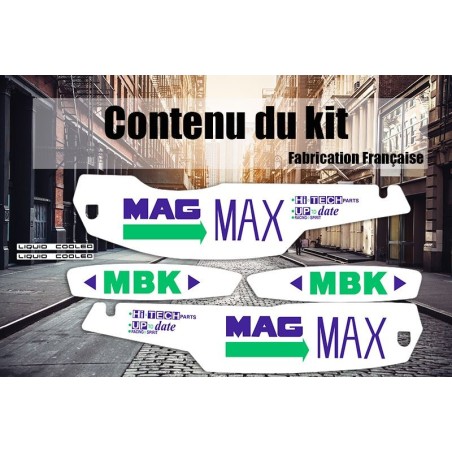 Pack Stickers MBK Mag Max blanc - Super Fabrique