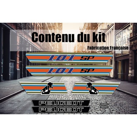 Kit autocollants déco Peugeot 101 SP