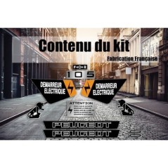 Kit autocollants déco Peugeot 105 - Mob Shop