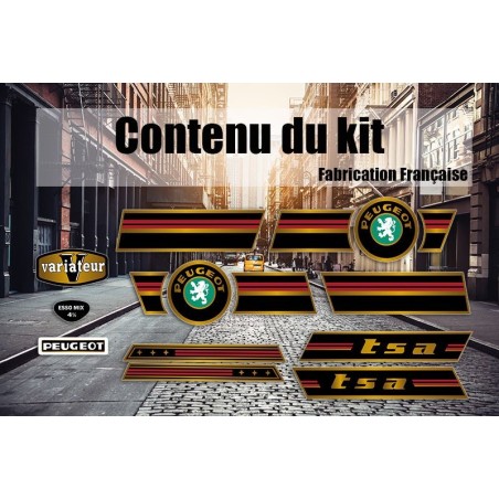 Kit autocollants déco Peugeot TSA