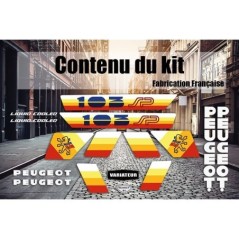 Kit autocollants déco Stickers Peugeot 103 SLC - Mob Shop