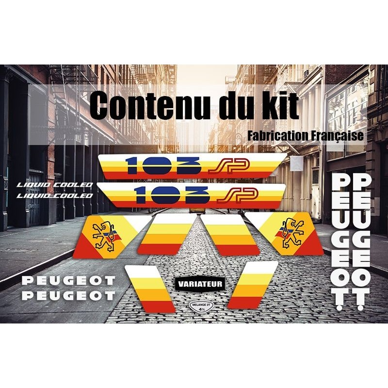 Kit déco Stickers Peugeot 103 SLC