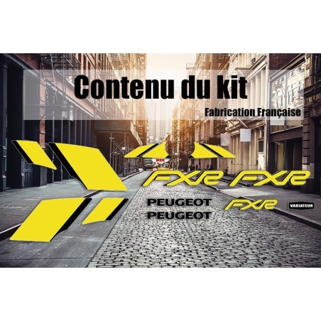 Kit déco Stickers Peugeot FXR - Mob Shop