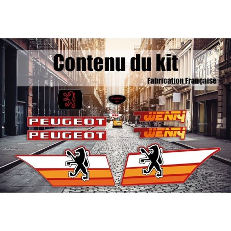 Kit déco autocollants Peugeot 102 Twenty