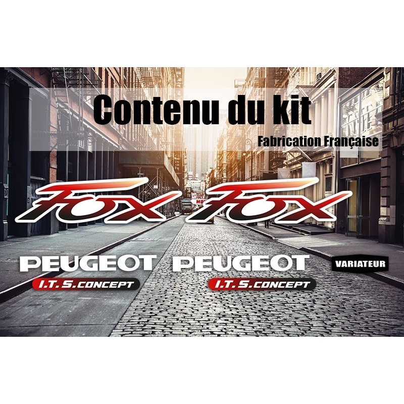 Kit déco Autocollants Peugeot 103 Fox