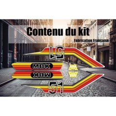 Kit Déco MBK 51 SU - jaune (MBK)