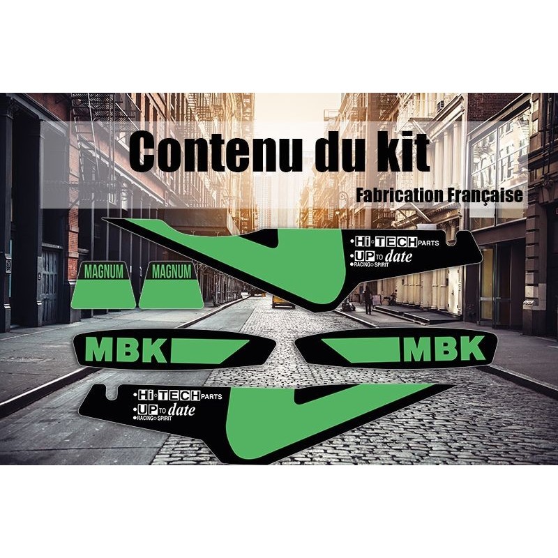 Kit Déco décalcomanies MBK Magnum - Vert