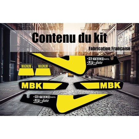 Kit Déco autocollant MBK Magnum - jaune