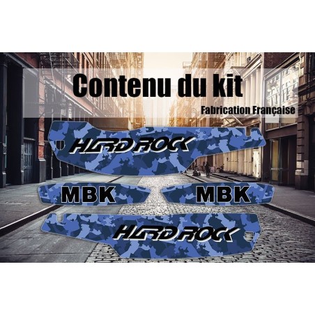 Kit Déco Stickers MBK 51 Hard Rock - Bleu