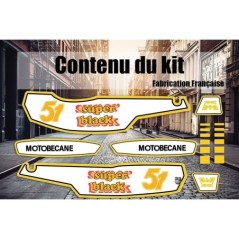 Kit autocollants Déco MBK 51 Super Black - Mob Shop