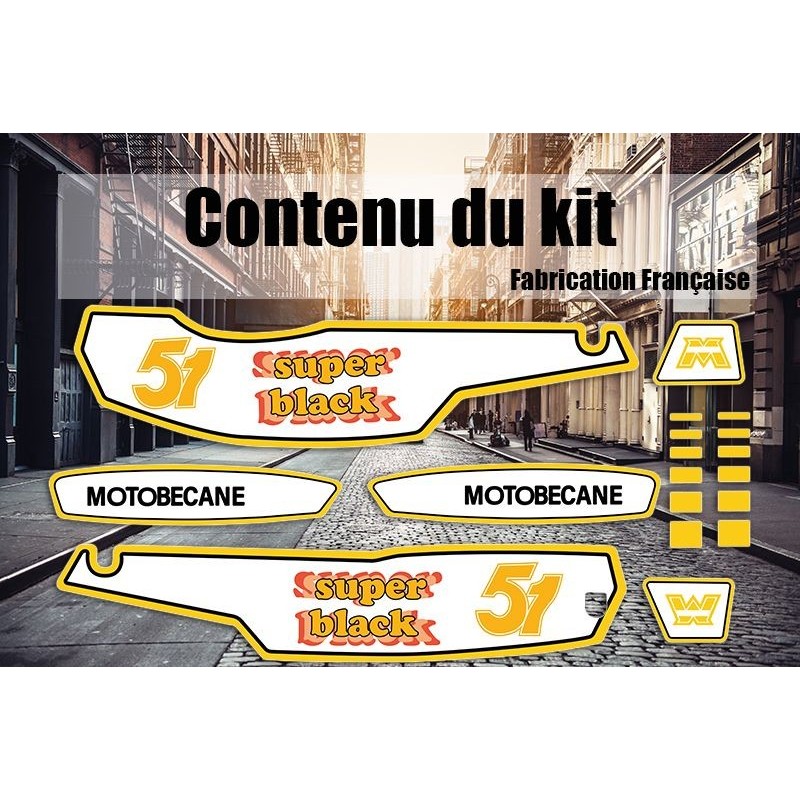 Kit pack Déco MBK 51 Super Black