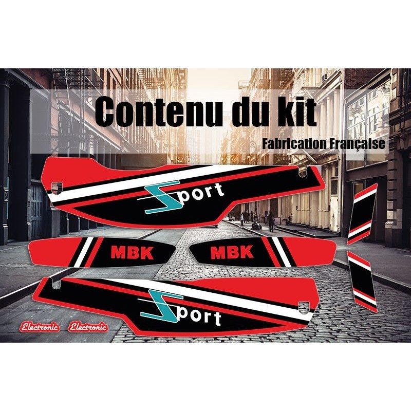 Pack déco Stickers MBK 51 Sport - 02