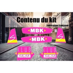 Kit Stickers MBK 51 Club Salsa Rose - Mob Shop