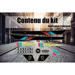 Kit déco Stickers Peugeot 103 SP Noir - Mob Shop