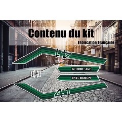 Kit déco MBK Motobécane 41 vert - Mob Shop