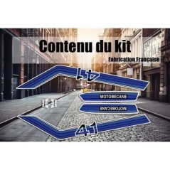 Kit déco MBK Motobécane 41 bleu