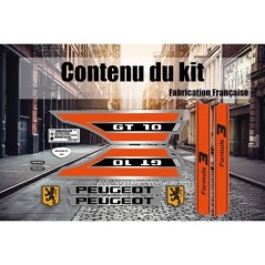 Kit déco Peugeot GT 10 orange - Mob Shop