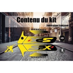 Kit autocollants Peugeot 103 SPX Ph2 - Jaune