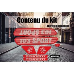 Kit autocollants Peugeot 103 Sport - Super Fabrique