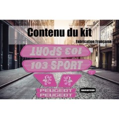 Kit autocollants Peugeot 103 Sport - Super Fabrique