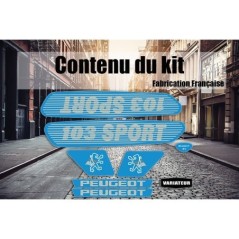 Kit autocollants Peugeot 103 Sport - Super Fabrique