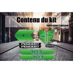 Kit déco Peugeot 103 MVL Ph2 - Super Fabrique