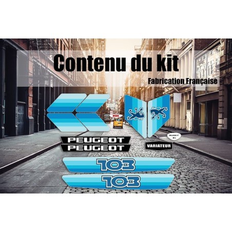 Kit déco Peugeot 103 MVL Ph2 - Super Fabrique