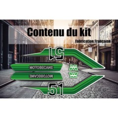 Kit Déco MBK 51 SU - vert (Motobecane)