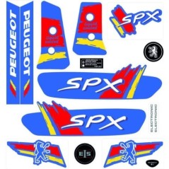 Kit décalcomanie Peugeot 103 SPX Bleu