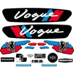 Kit déco autocollants Peugeot 103 Vogue Noir