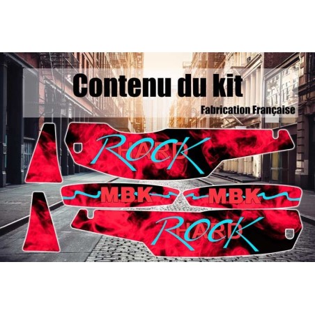 Stickers MBK Hard Rock Rouge