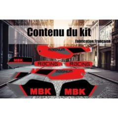 Kit Déco MBK 51 Magnum Racing MR1 Chappy Red - Super Fabrique