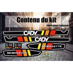 Kit Déco stickers MBK Mobylette CADY E-14 - Super Fabrique